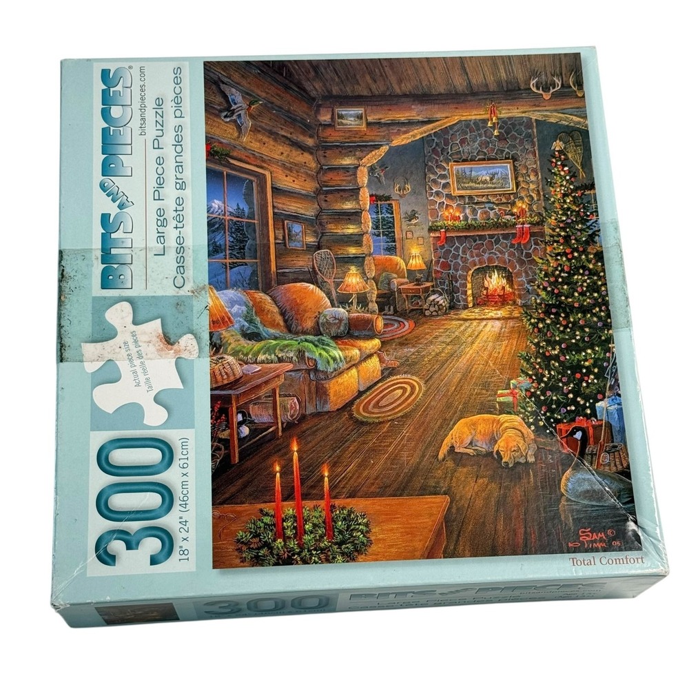 Bits And Pieces Total Comfort Sam Timm Large Format 300 Pcs Puzzle Complete